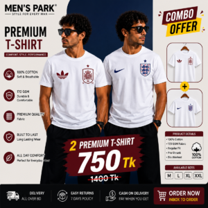 combo england+spain premium world cup t shirt 2026 combo