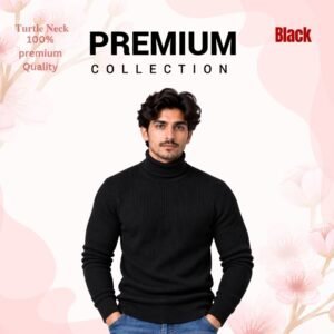 𝐓𝐮𝐫𝐭𝐥𝐞 𝐍𝐞𝐜𝐤-Black 1 Pcs