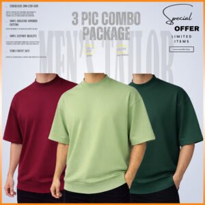 𝐌𝐨𝐜𝐤 𝐍𝐞𝐜𝐤 𝐃𝐫𝐨𝐩 𝐒𝐡𝐨𝐮𝐥𝐝𝐞𝐫 _ 𝐅𝐫𝐞𝐞 𝐃𝐞𝐥𝐢𝐯𝐞𝐫𝐲_ 3 pic Combo Offer 200+ GSM_ 𝑻𝒆𝒓𝒓𝒚 𝑪𝒐𝒕𝒕𝒐𝒏 𝒇𝒂𝒃𝒓𝒊𝒄 - Maroon - Sage Green - Green
