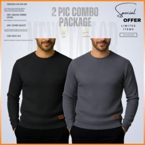 đđ¨đĨđĸđ đđ°đđđđŦđĄđĸđĢđ Black-Charcoal 2 Pcs Combo
