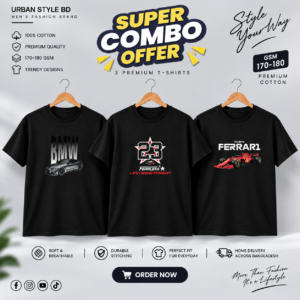 CR-14 Premium Luxury 3Pcs Combo T-shirt