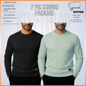 𝐒𝐨𝐥𝐢𝐝 𝐒𝐰𝐞𝐚𝐭𝐬𝐡𝐢𝐫𝐭 Black-Light Lemon 2 Pcs Combo